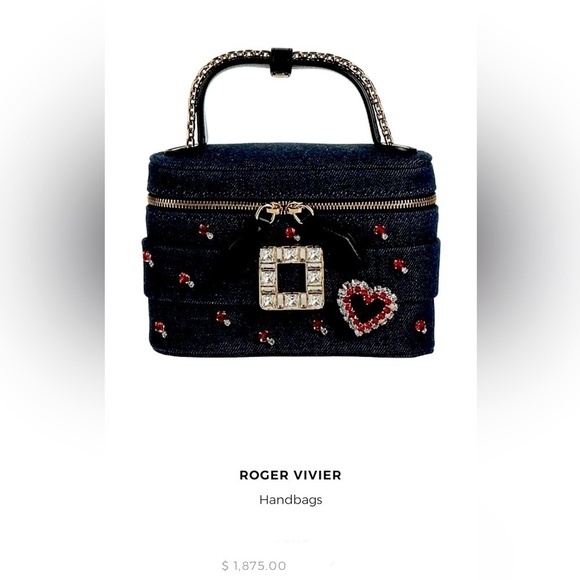 ROGER VIVIER exclusive 
Handbag (Vanity style bag ) glamorous and chic NWT - Picture 4 of 12